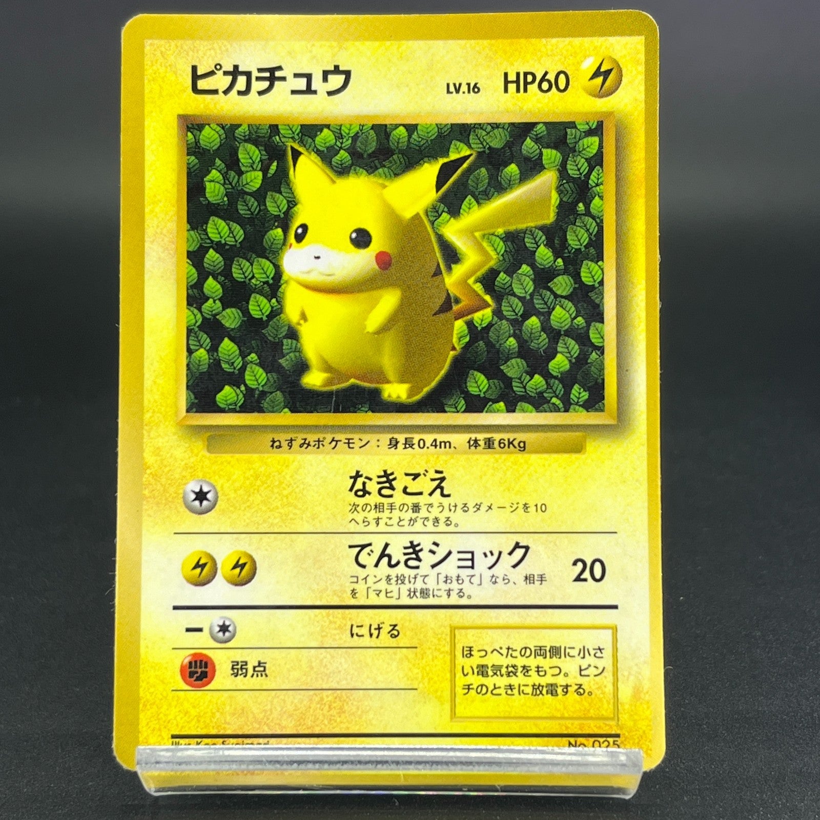 3Card Ivy Pikachu No.025 Corocoro Comics Promo Glossy MP Japanese Pokemon Card