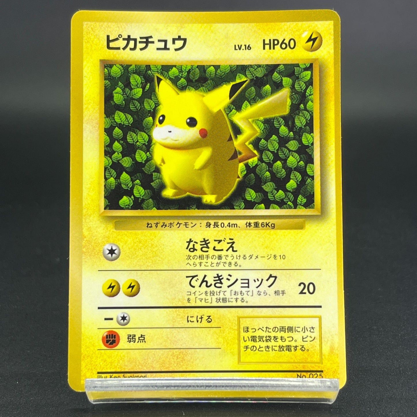 3Card Ivy Pikachu No.025 Corocoro Comics Promo Glossy MP Japanese Pokemon Card
