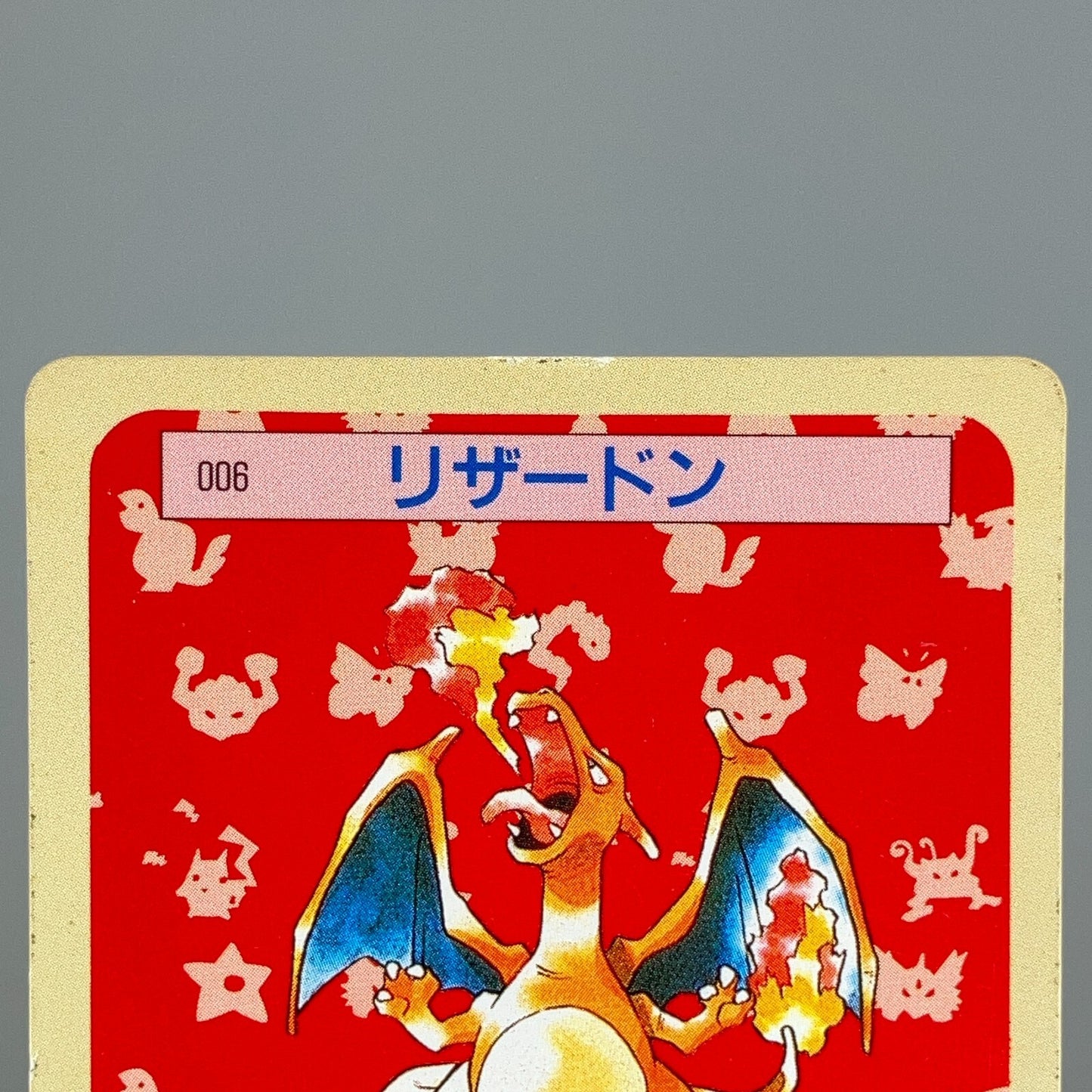 Charizard Topsun Green Back No.006 1997 Moderately Played Japanese Pokemon Card