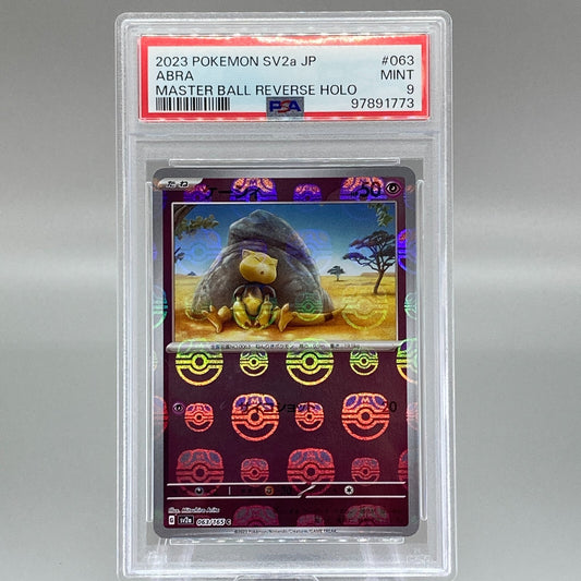 PSA 9 Abra C SV2a 063/165 Pokémon Card 151 2023 Japanese Pokemon Card